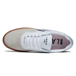 Lakai Essex Shoes - White/Gum Leather -DADDIES Skate Gear 810180943659 3