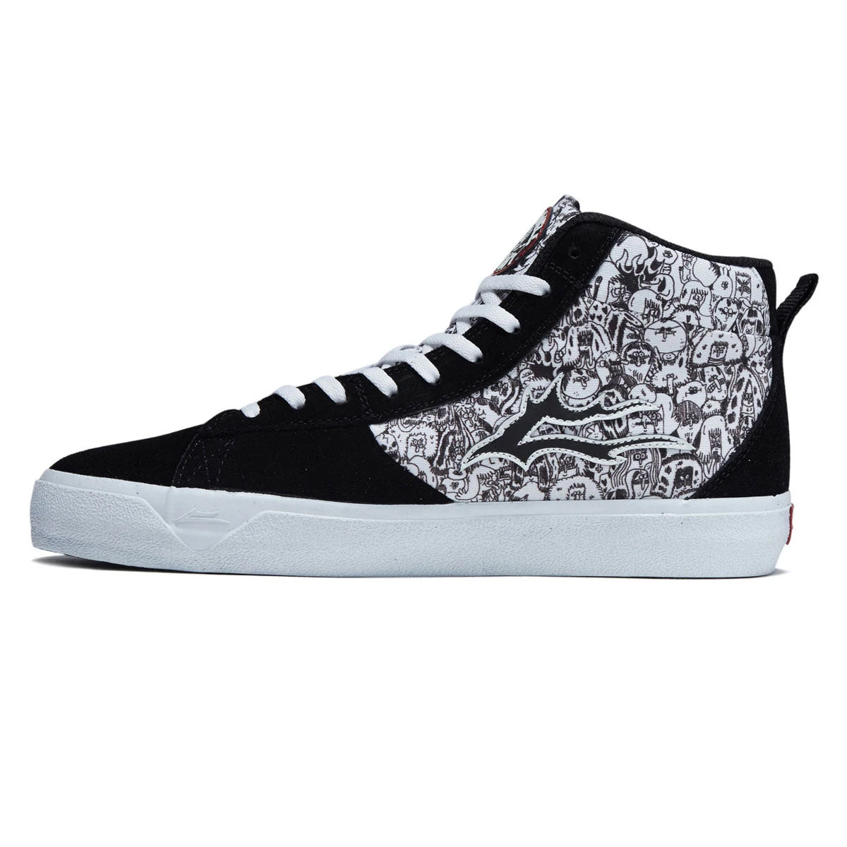 Lakai Newport Hi Shoes - Black Suede 4 Lakai Newport Hi Shoes - Black Suede - Image 2