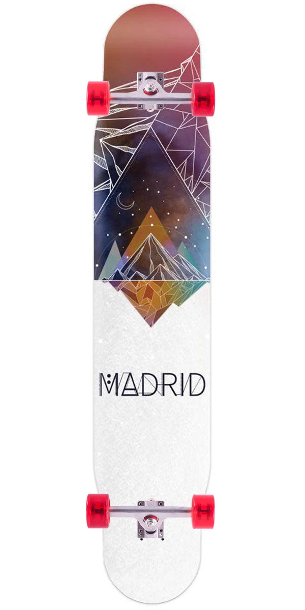 Madrid Pole 46" Fiberglass Longboard Complete - Space Mountain 3 Madrid Pole 46" Fiberglass Longboard Complete - Space Mountain