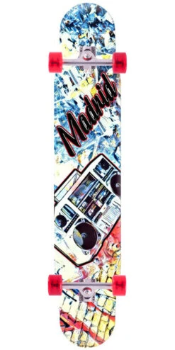 Madrid Pole 46" Fiberglass Longboard Complete - Boombox