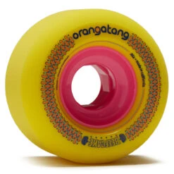 Orangatang Beefcake Freeride 86a Longboard Wheels - Yellow - 73mm