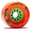 Orangatang Bee's Knees 80a Longboard Wheels - Orange - 90mm -DADDIES Skate Gear 819992024266 2