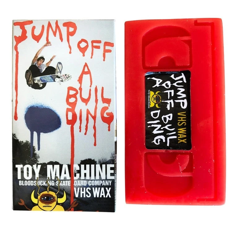 Toy Machine Jump Off A Building V.H.S. Skate Wax 3 Toy Machine Jump Off A Building V.H.S. Skate Wax
