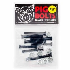 Pig Phillips Hardware - Black - 1.50"