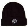 Foundation Star And Moon Beanie - Black 1 Foundation Star And Moon Beanie - Black -DADDIES Skate Gear 827059376944 1