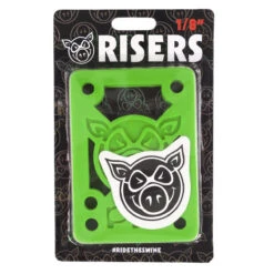 Pig Piles Hard Risers - Green - 1/8"
