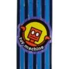 Toy Machine Robot Stripes Skateboard Deck - Blue - 8.00" -DADDIES Skate Gear 827059440799 1