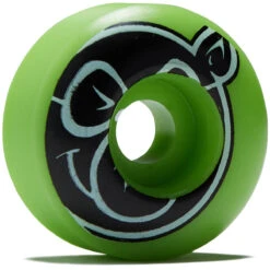 Pig Classic 99a Skateboard Wheels - Green - 52mm