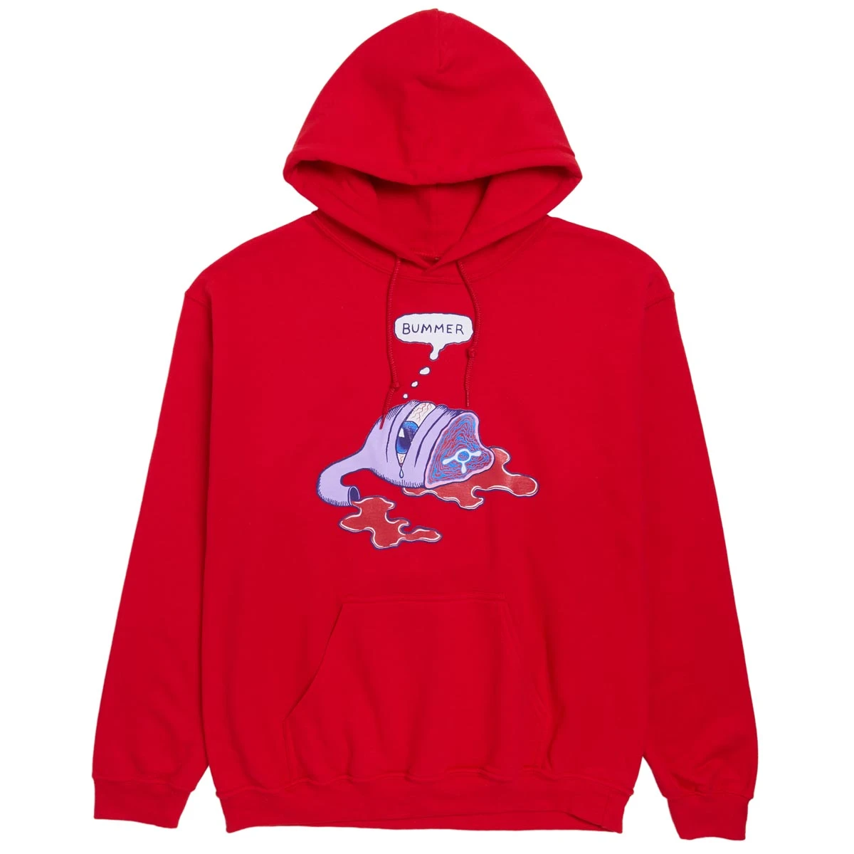 Toy Machine Bummer Hoodie - Red 3 Toy Machine Bummer Hoodie - Red