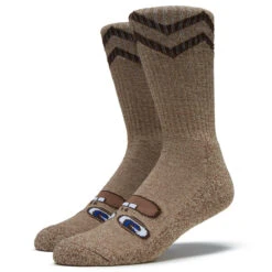 Toy Machine Betard Fooser Socks - Heather Brown