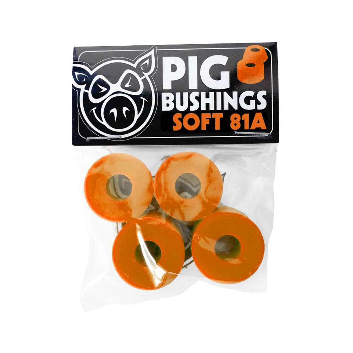 Pig Soft 81a Bushings - Orange 4 Pig Soft 81a Bushings - Orange - Image 2