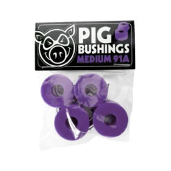 Pig Medium 91a Bushings - Purple 5 Pig Medium 91a Bushings - Purple -DADDIES Skate Gear 827059449211 2