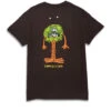 Foundation Green Monster T-Shirt - Brown -DADDIES Skate Gear 827059449983 1