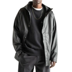 Herschel Supply Classic Rain Jacket - Black -DADDIES Skate Gear 828432661268 3