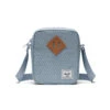 Herschel Supply Heritage Crossbody Bag - Ashley Blue Crosshatch -DADDIES Skate Gear 828432708864 1