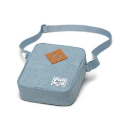Herschel Supply Heritage Crossbody Bag - Ashley Blue Crosshatch 8 Herschel Supply Heritage Crossbody Bag - Ashley Blue Crosshatch -DADDIES Skate Gear 828432708864 3