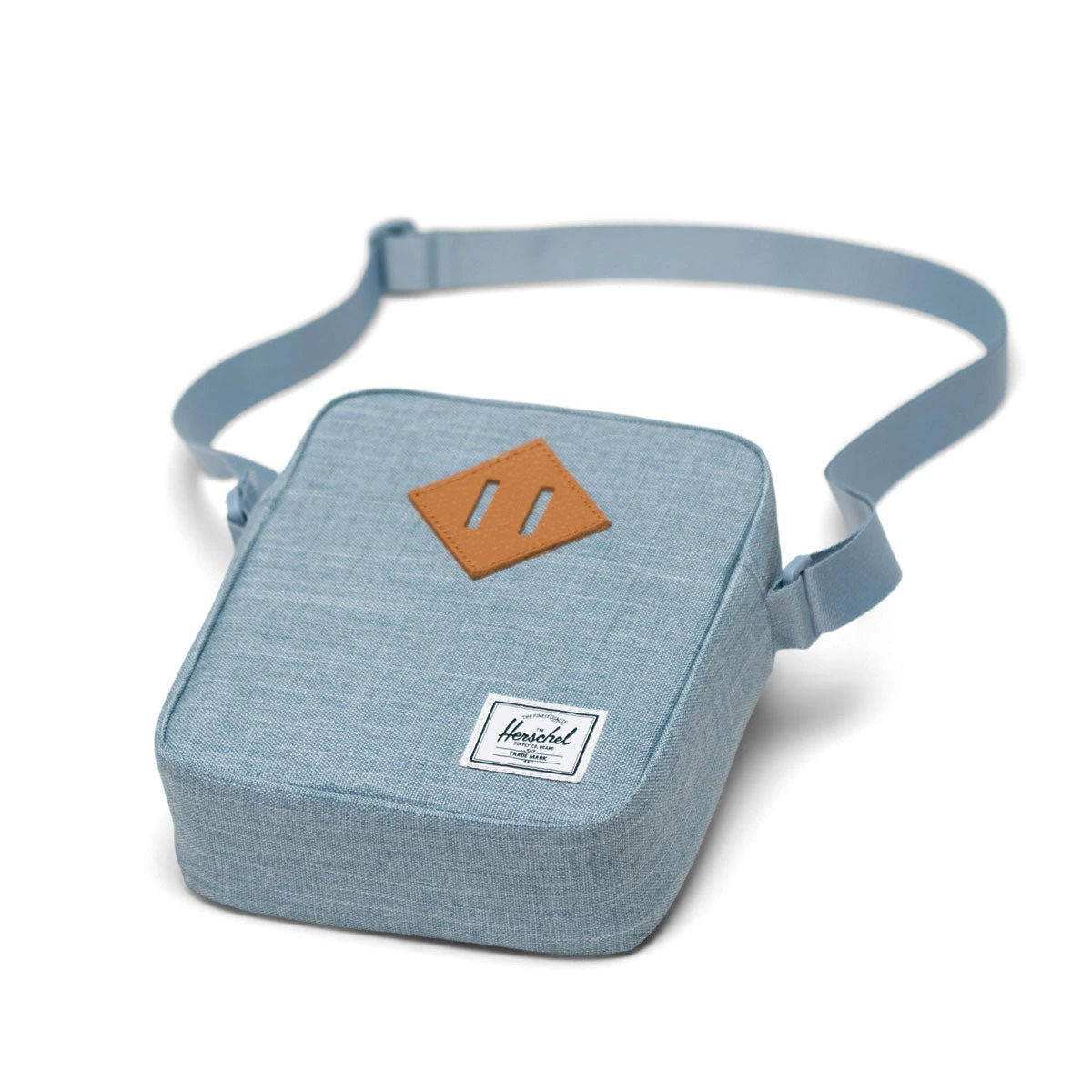 Herschel Supply Heritage Crossbody Bag - Ashley Blue Crosshatch 5 Herschel Supply Heritage Crossbody Bag - Ashley Blue Crosshatch - Image 3