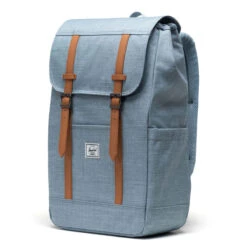 Herschel Supply Retreat Backpack - Ashley Blue Crosshatch 9 Herschel Supply Retreat Backpack - Ashley Blue Crosshatch -DADDIES Skate Gear 828432709168 3