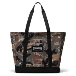 Herschel Supply X Thrasher Gonz Heritage Tote Bag - Woodland Camo