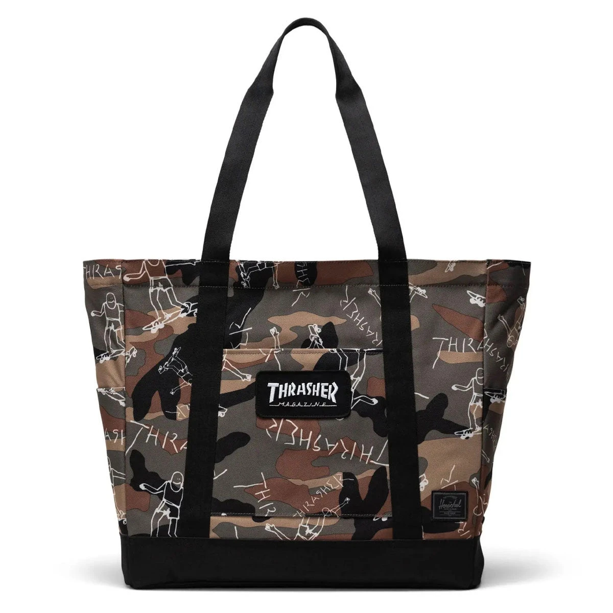 Herschel Supply X Thrasher Gonz Heritage Tote Bag - Woodland Camo 3 Herschel Supply X Thrasher Gonz Heritage Tote Bag - Woodland Camo