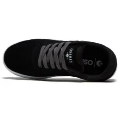 Osiris Rec Shoes - Black/White/Charcoal -DADDIES Skate Gear 840219548494 3