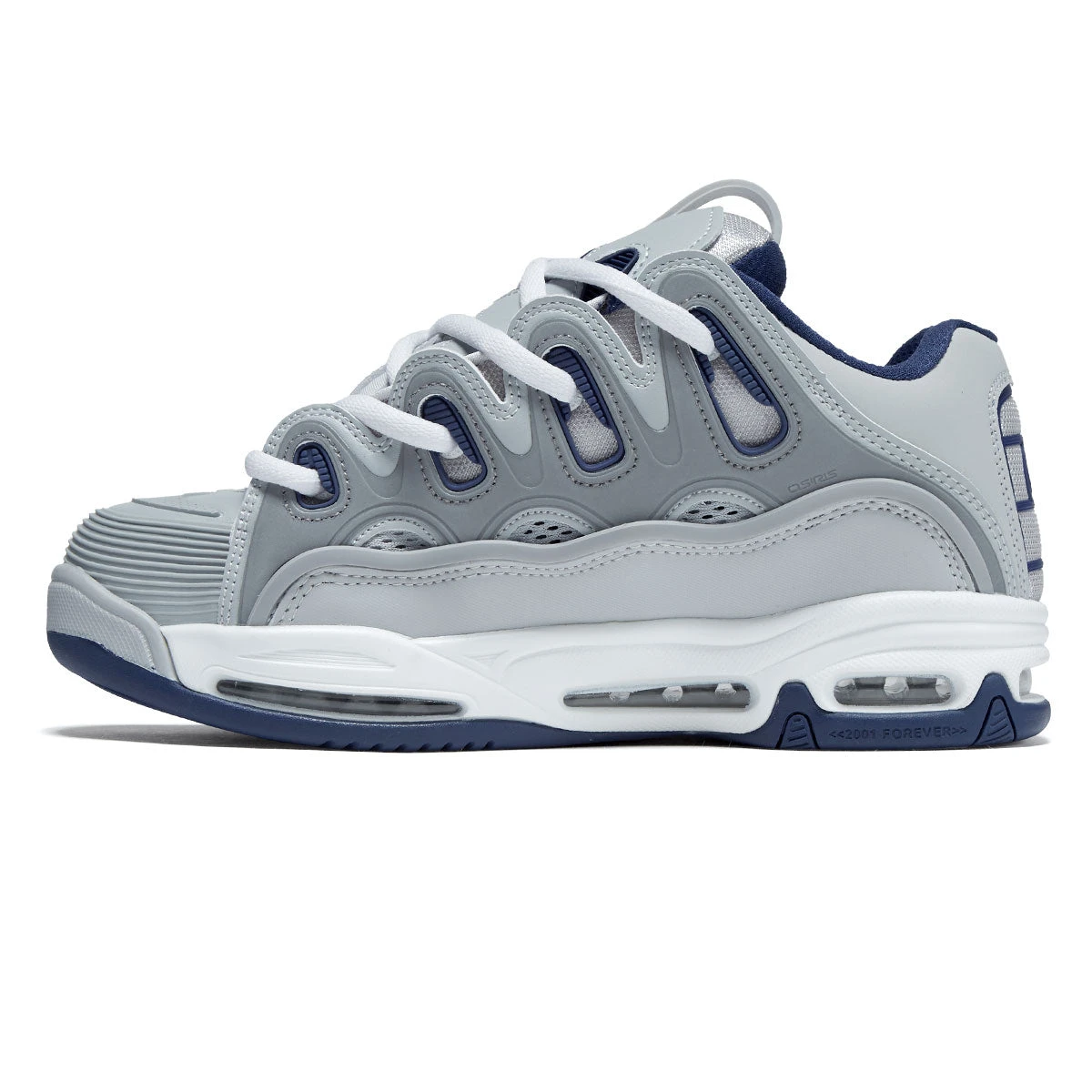 Osiris D3 2001 Shoes - Grey/Navy/White 4 Osiris D3 2001 Shoes - Grey/Navy/White - Image 2
