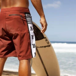AVVA Koa 19 Boardshorts - Burgundy -DADDIES Skate Gear 840330618823 3