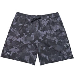 AVVA Strongside Camo Volley Shorts - Black