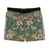 AVVA Sketch Hibiscus 19 Boardshorts - Olive -DADDIES Skate Gear 840330623438 1