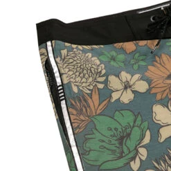 AVVA Sketch Hibiscus 19 Boardshorts - Olive -DADDIES Skate Gear 840330623438 3