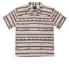 Sendero Cantina Terry Polo Shirt - Gray/Tan Southwest