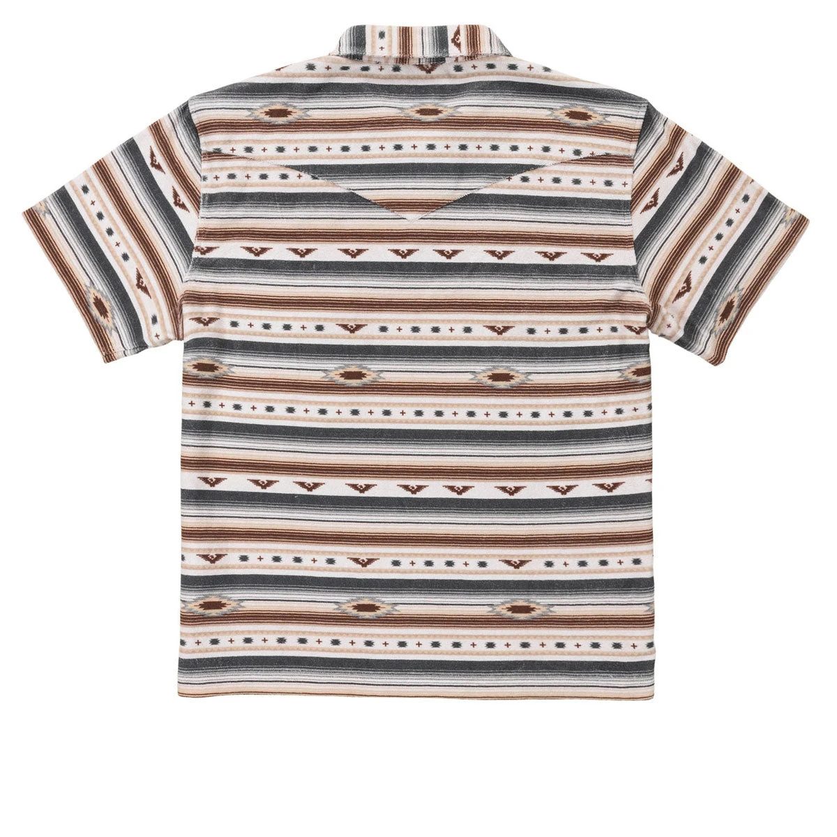 Sendero Cantina Terry Polo Shirt - Gray/Tan Southwest 6 Sendero Cantina Terry Polo Shirt - Gray/Tan Southwest - Image 4