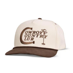 Sendero Cowboy Country Club Hat - Cream/Brown