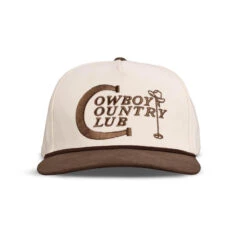 Sendero Cowboy Country Club Hat - Cream/Brown -DADDIES Skate Gear 840380321278 3