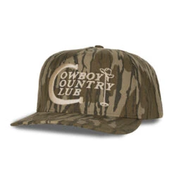 Sendero Cowboy Country Club Hat - Bottomlands Camo Mossy Oak