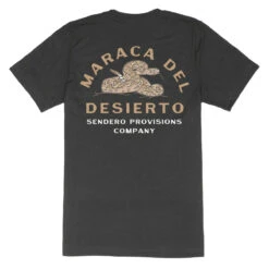 Sendero Rattlesnake T-Shirt - Vintage Black