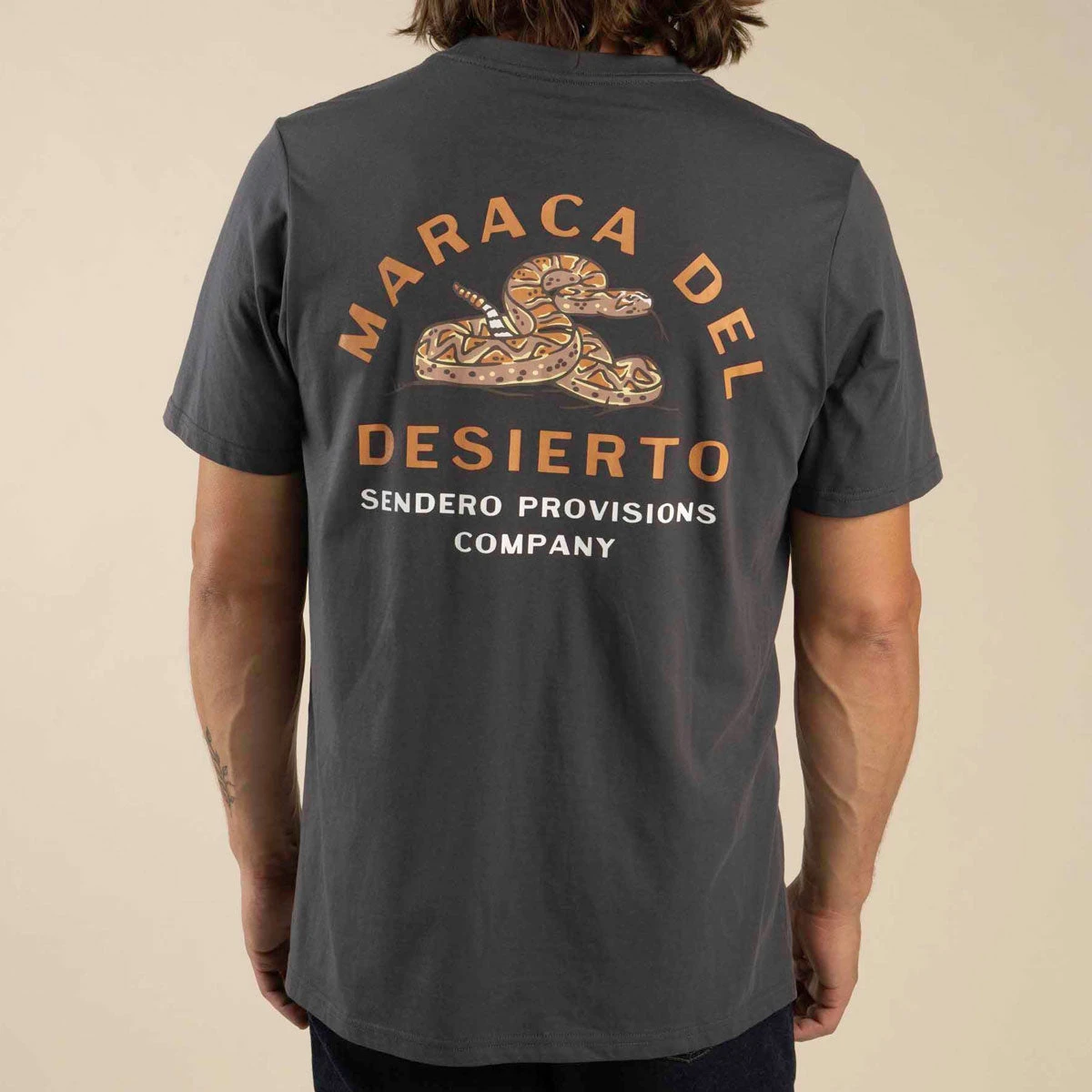 Sendero Rattlesnake T-Shirt - Vintage Black 6 Sendero Rattlesnake T-Shirt - Vintage Black - Image 4