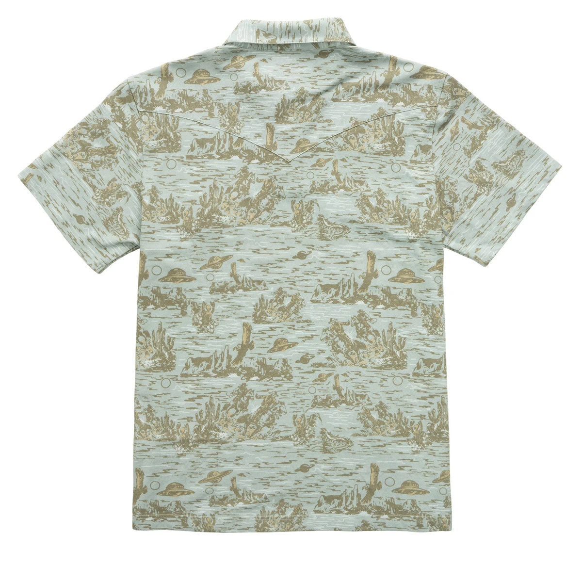 Sendero Cantina Polo Shirt - Desert Abduction Print 6 Sendero Cantina Polo Shirt - Desert Abduction Print - Image 4