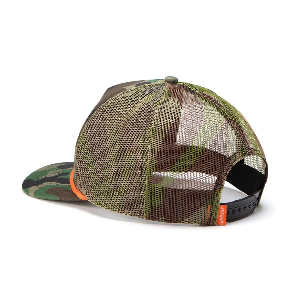 Seager X Waylon Jennings Flying W Snapback Hat - Camo 4 Seager X Waylon Jennings Flying W Snapback Hat - Camo - Image 2