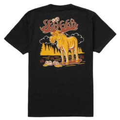 Seager Tipsy Moose T-Shirt - Black