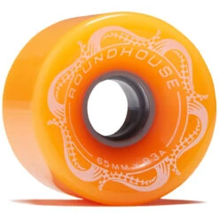 Carver Roundhouse Slick 83a Longboard Wheels - Orange Glo - 65mm