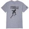 Powell Peralta Powell-Peralta Future Primitive T-Shirt - Sport Grey -DADDIES Skate Gear 842357174856 1 new
