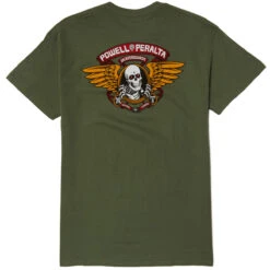 Powell Peralta Powell-Peralta Winged Ripper T-Shirt - Military Green 2