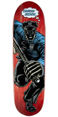 Powell Peralta Powell-Peralta Chris Senn Cop Skateboard Deck - 9.13"