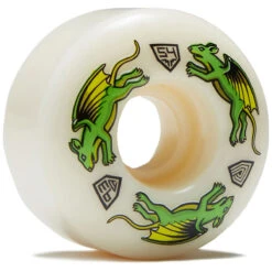 Powell Peralta Powell-Peralta Dragon Formula 93a Nano Rat V4 Skateboard Wheels - Off White - 54mm