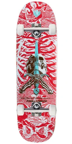 Powell Peralta Powell-Peralta Flight Ray Rodriguez Skull & Sword 05 Skateboard Complete - Red/White - 9.26"