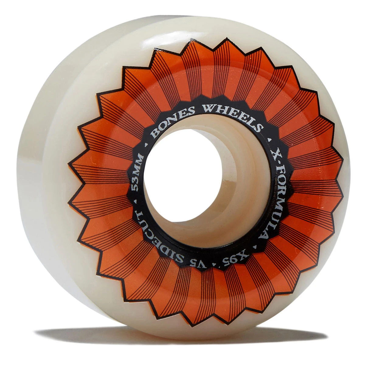 Bones X Formula Sidecuts 95a V5 Sidecut Skateboard Wheels - 53mm 3 Bones X Formula Sidecuts 95a V5 Sidecut Skateboard Wheels - 53mm