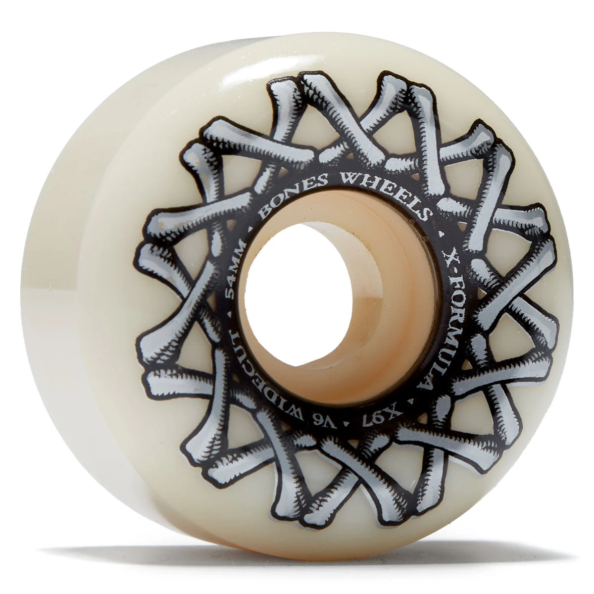 Bones X Formula Widecuts 97a V6 Wide-Cut Skateboard Wheels - 54mm 3 Bones X Formula Widecuts 97a V6 Wide-Cut Skateboard Wheels - 54mm