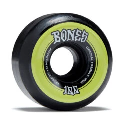 Bones 100s Sidecuts 100a V5 Sidecut Skateboard Wheels - Black - 54mm
