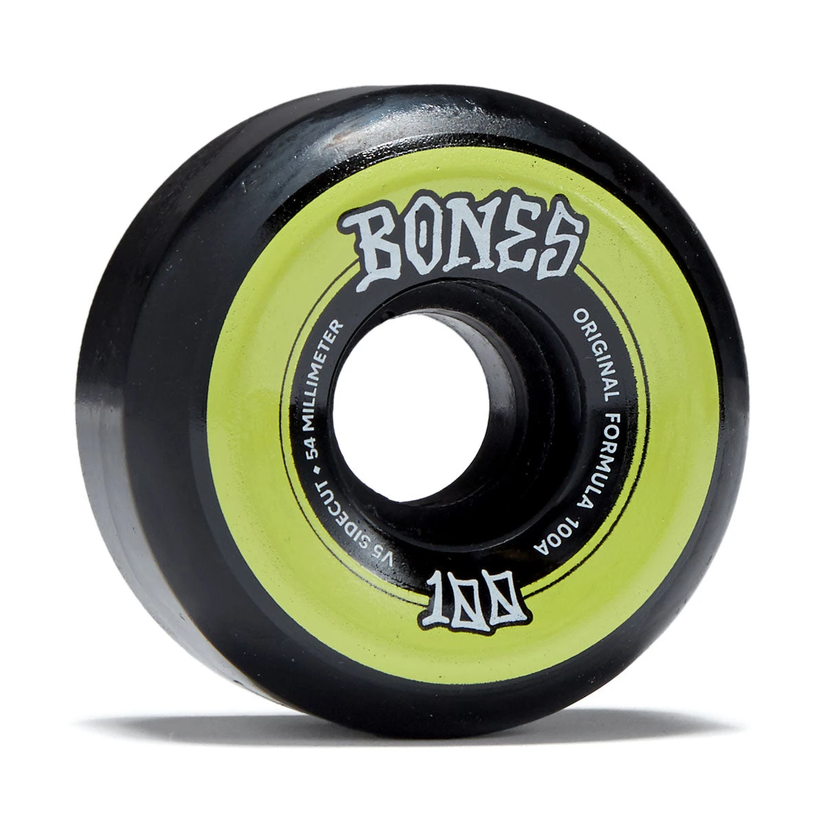 Bones 100s Sidecuts 100a V5 Sidecut Skateboard Wheels - Black - 54mm 3 Bones 100s Sidecuts 100a V5 Sidecut Skateboard Wheels - Black - 54mm